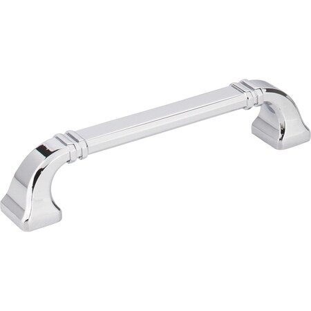 Jeffrey Alexander 128 mm Center-to-Center Polished Chrome Ella Cabinet Pull 165-128PC